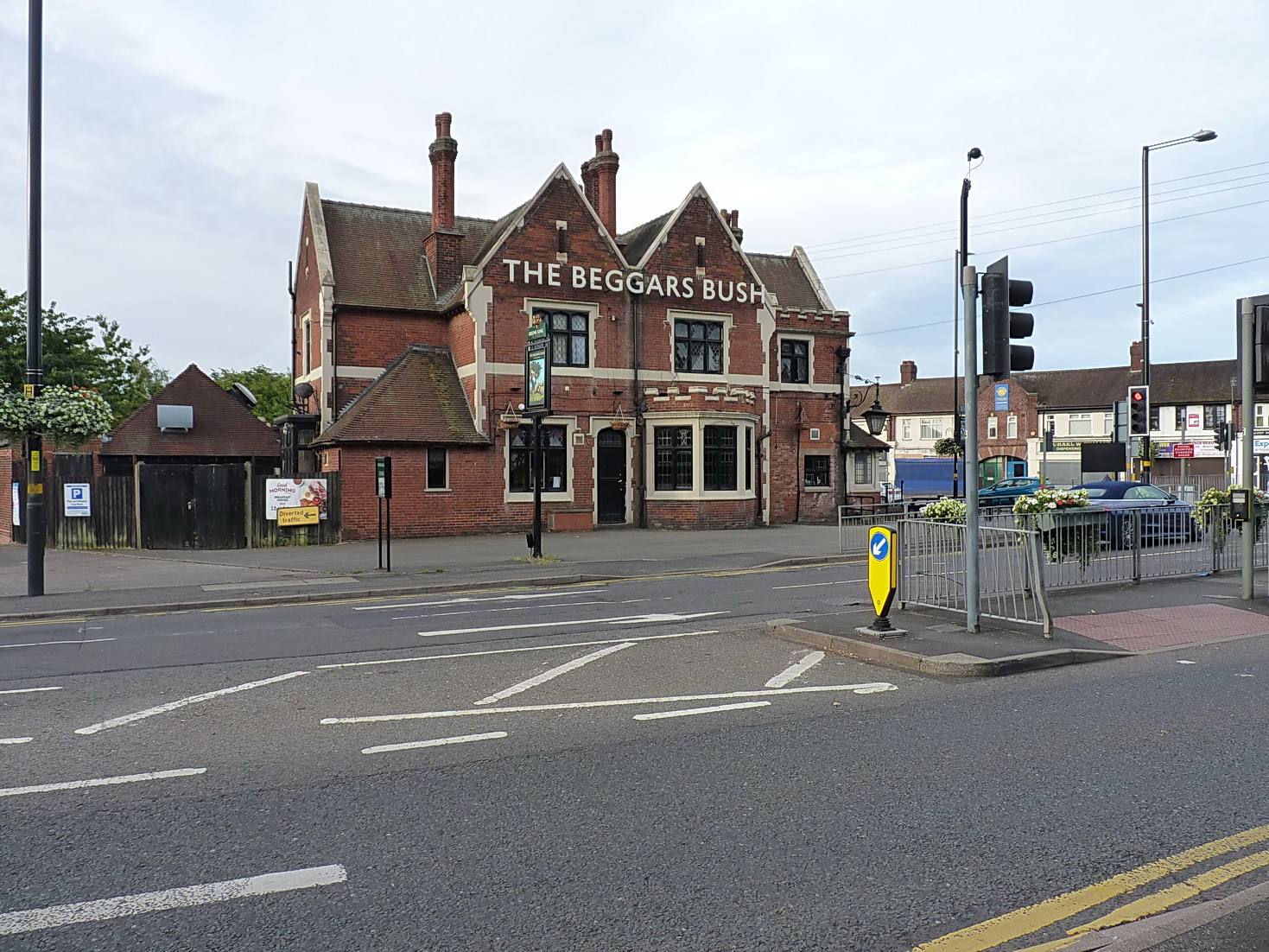The Beggars Bush pub building in Sutton Coldfield