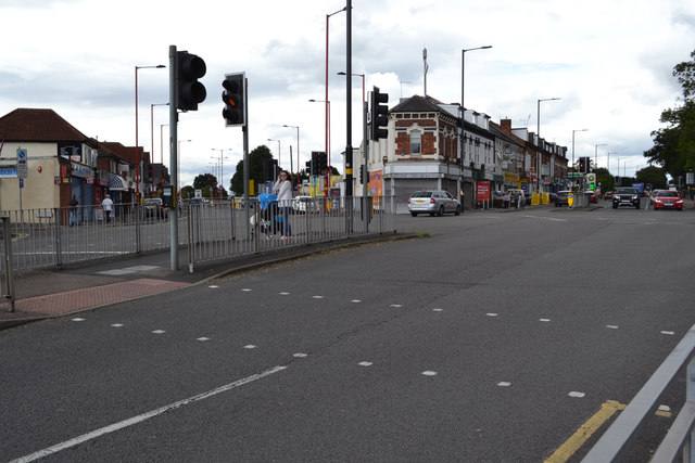 The Beggar's Bush road junction at New Oscott