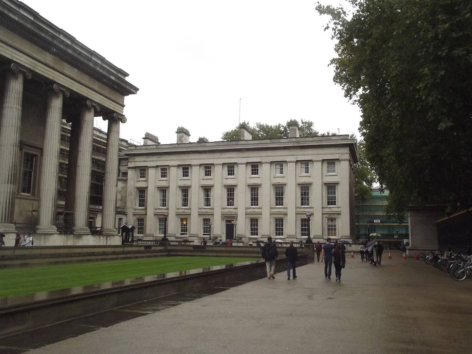 The exterior of the British Museum in London