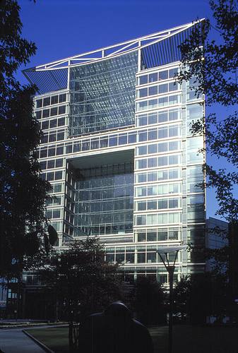 The 5 Canada Square office tower in Canary Wharf