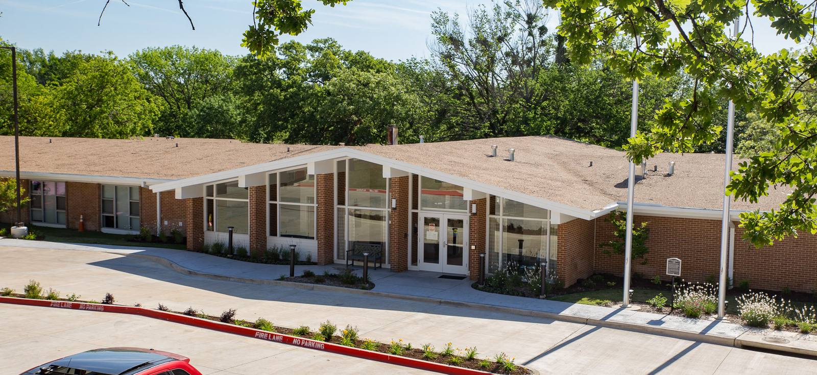 A retirement home building