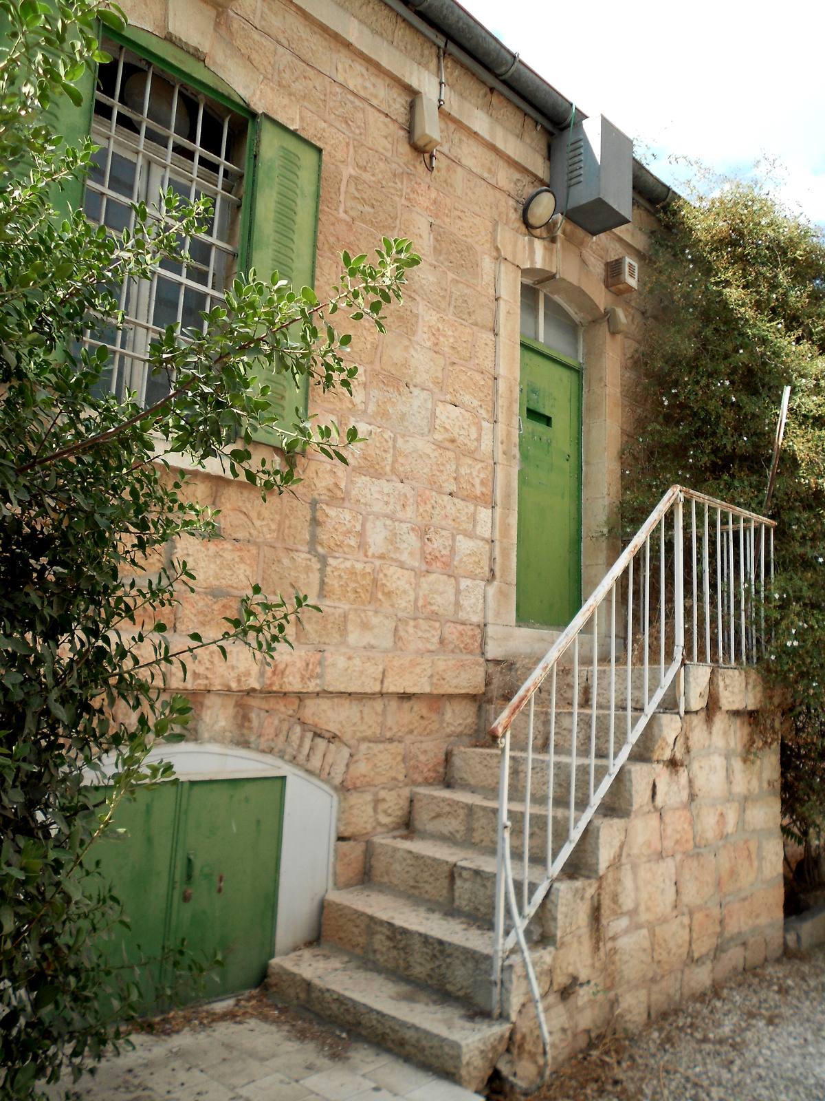 Entrance pillar of the British Consulate General in Sheikh Jarrah, East Jerusalem