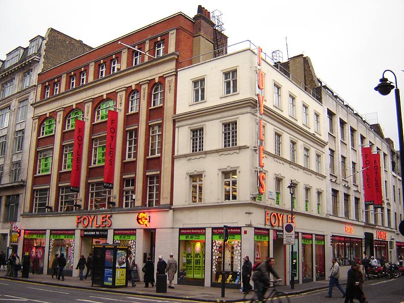 The Foyles bookshop in Soho, London
