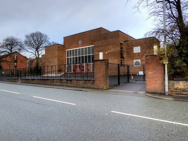 The Heaton Park Hebrew Congregation synagogue building in Manchester