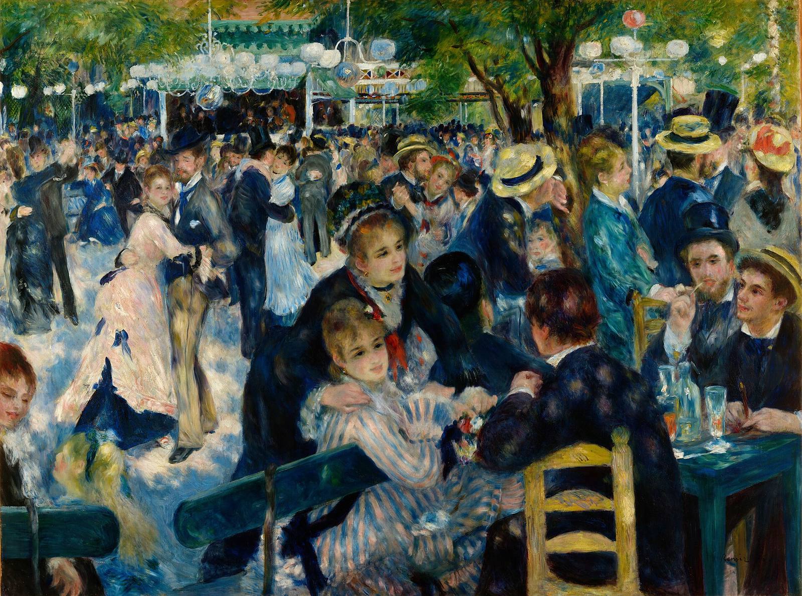 Renoir's painting Bal du moulin de la Galette