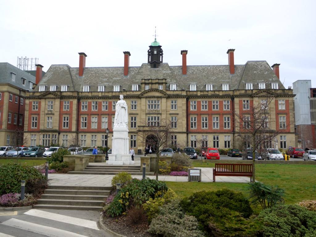 Peacock Hall at the Royal Victoria Infirmary in Newcastle