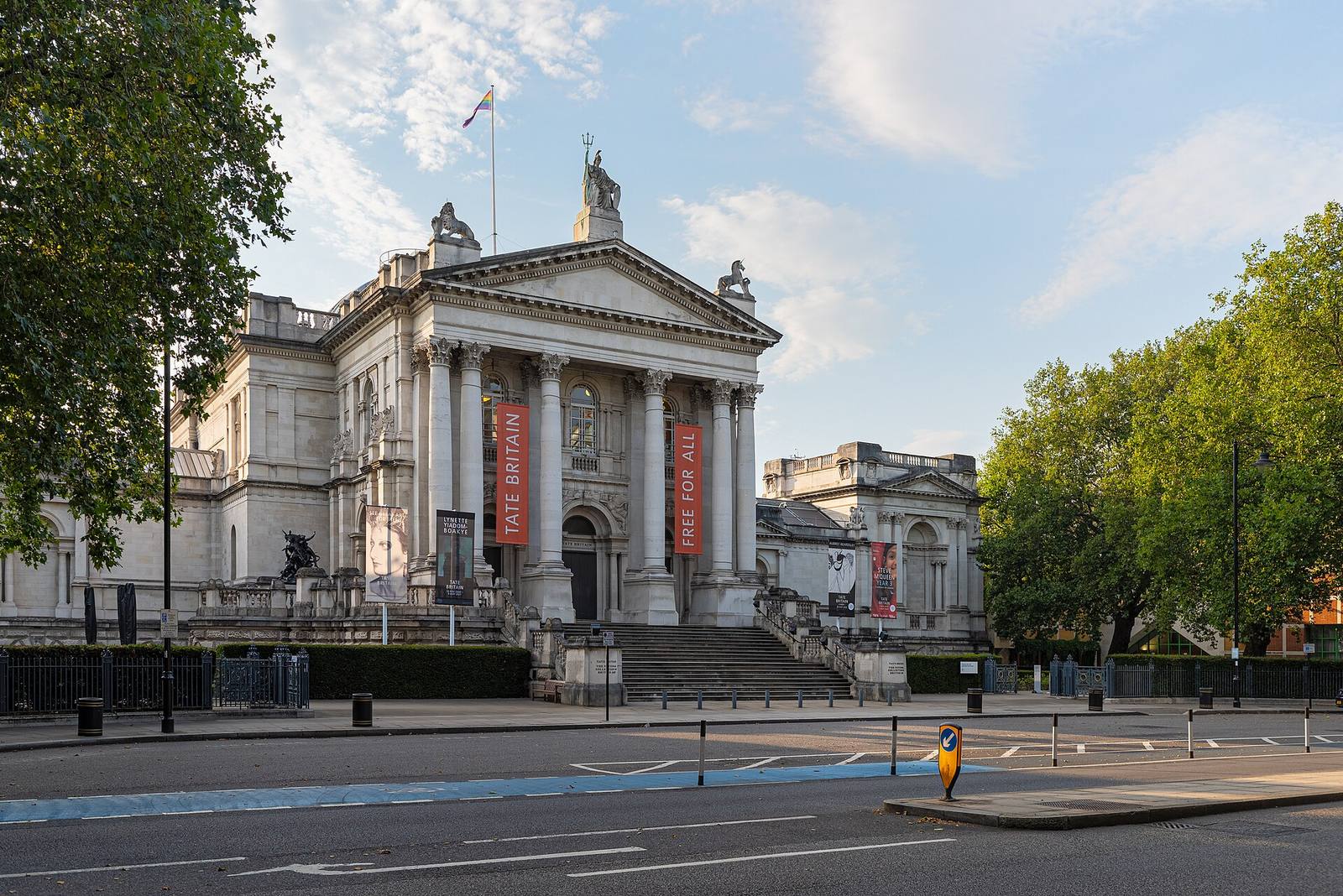 The front of Tate Britain