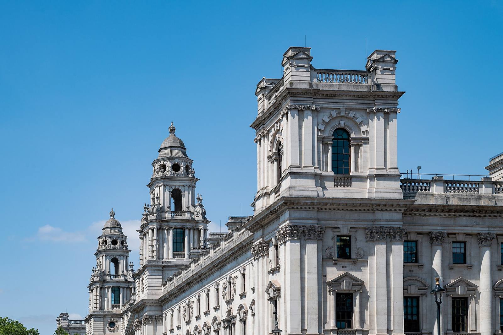 HM Treasury building in Whitehall