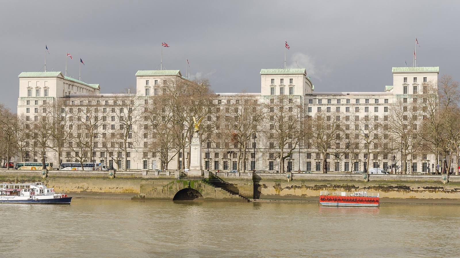 The Ministry of Defence Main Building on Whitehall